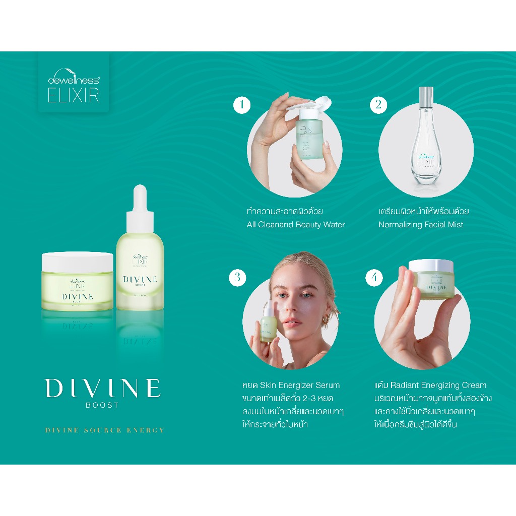 DEWellness Elixir Divine Boost Radiant Energizing Serum (30 ml) – เซรั่มน้ำค้างบูสท์เซลล์ผิว - Image 5